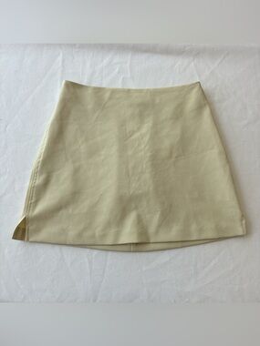American Vintage Pale Cream yellow Mini Skirt